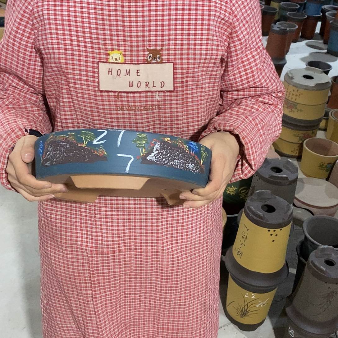 紫砂花盆紫砂花盆