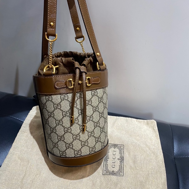 95新 GUCCI/古驰 艾派尔/ Gucci1955水桶包6411