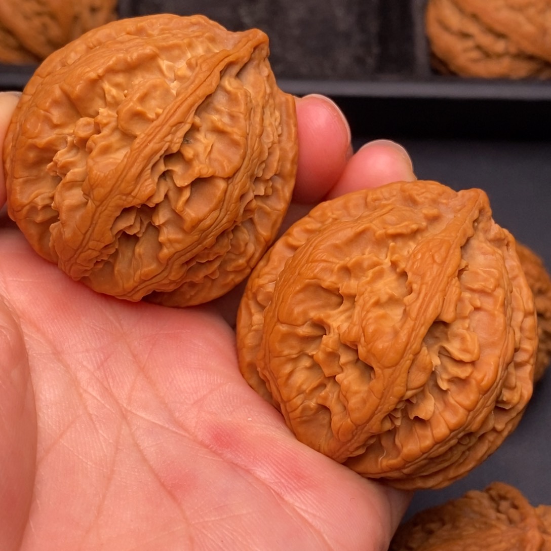 文玩核桃把件秦岭野生核桃