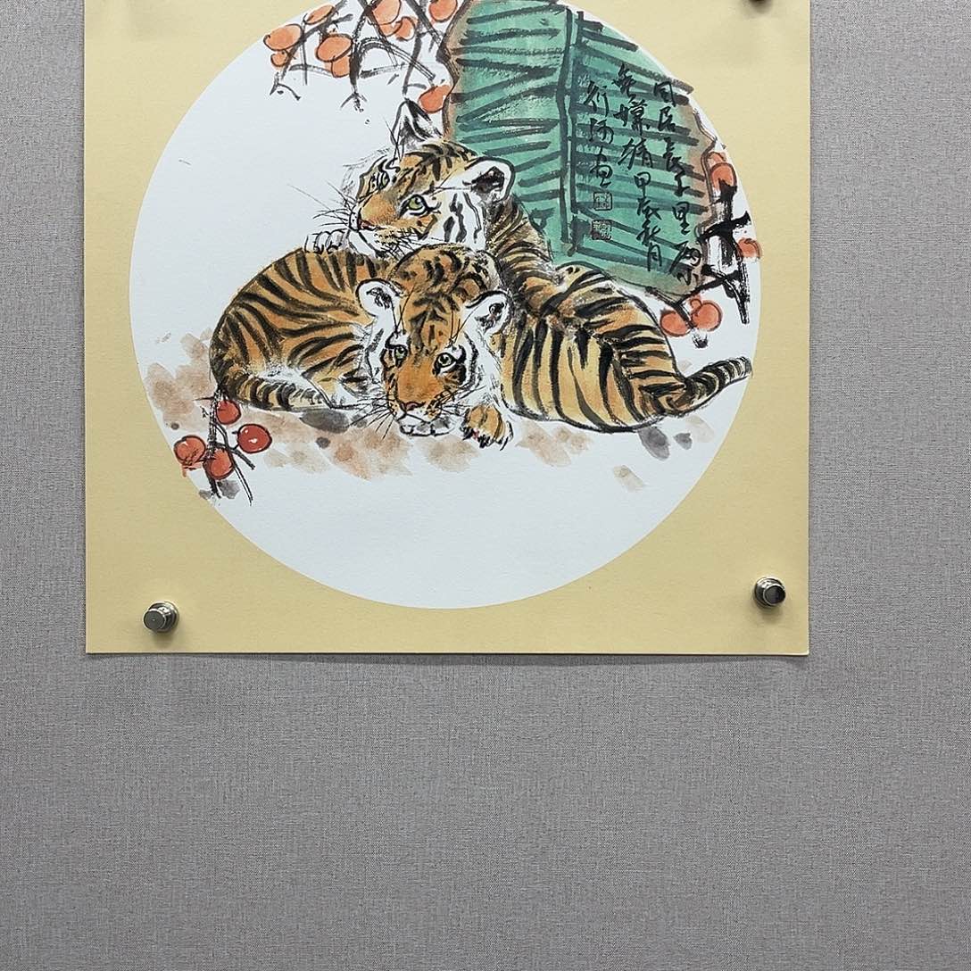 国画艺术家真人手绘