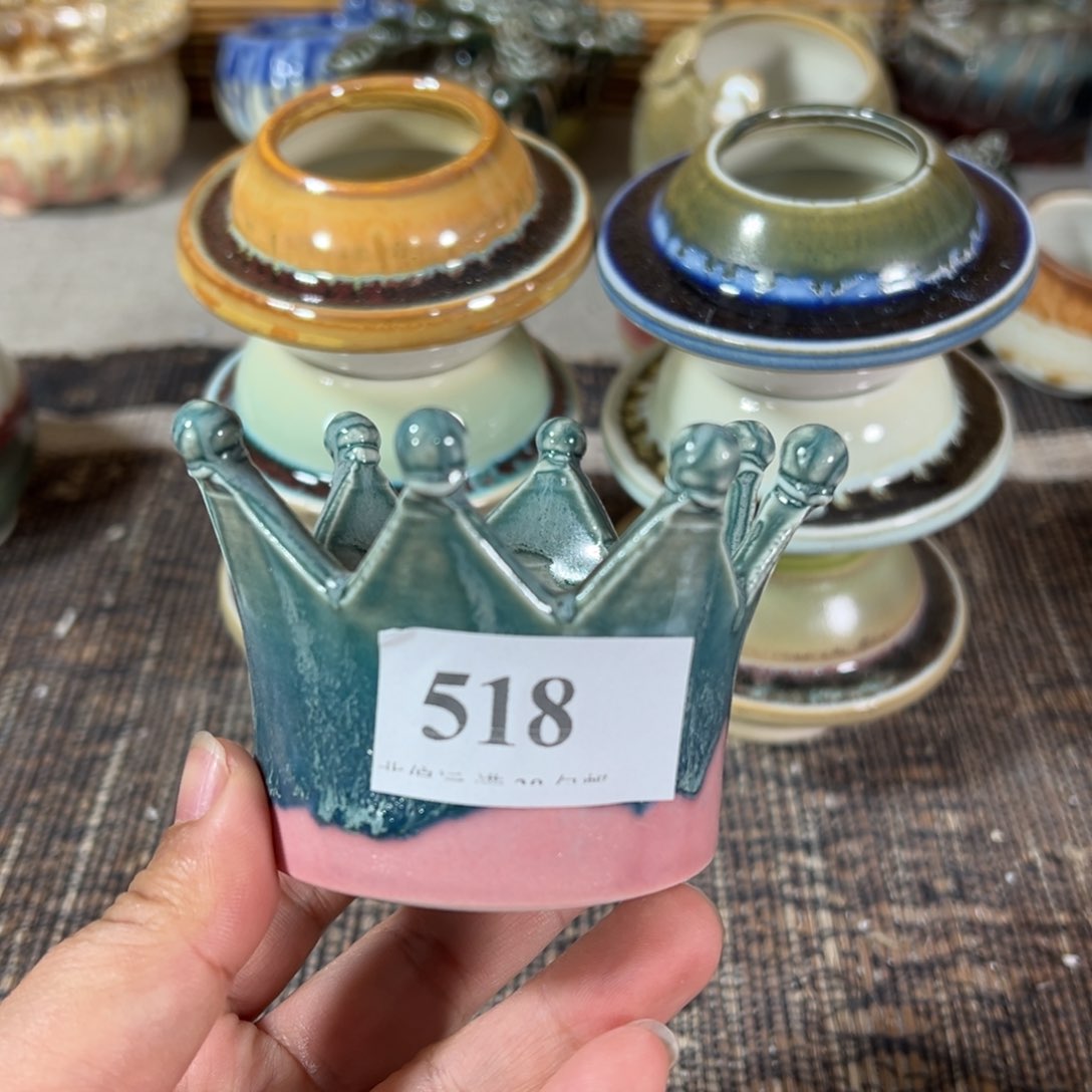 陶瓷景德镇手工花盆