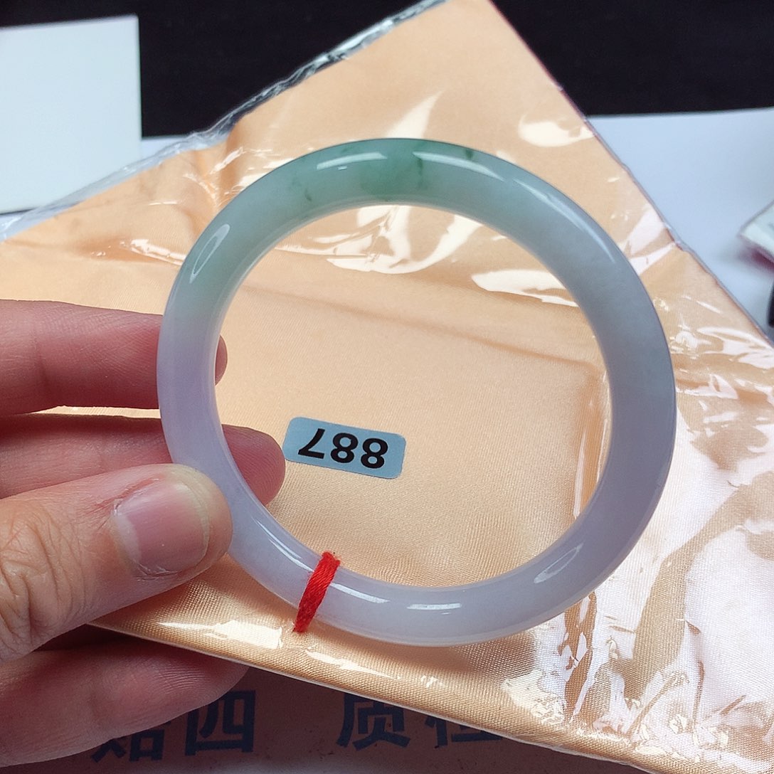 翡翠手镯未镶嵌J*s54圆条