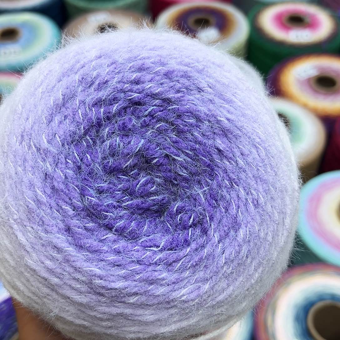 轻岚紫色200克一团