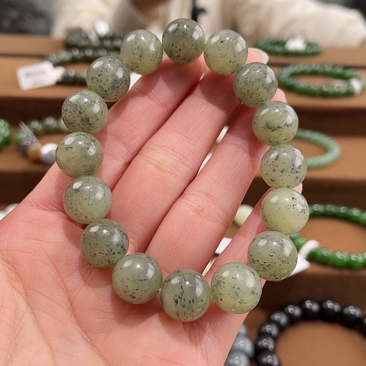 和田玉未镶嵌手链