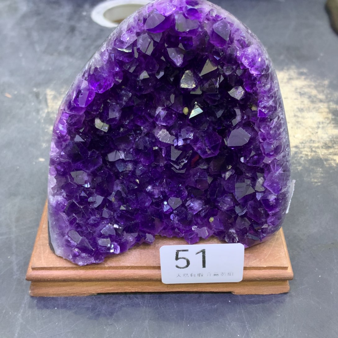 水晶摆件未镶嵌紫晶紫晶51