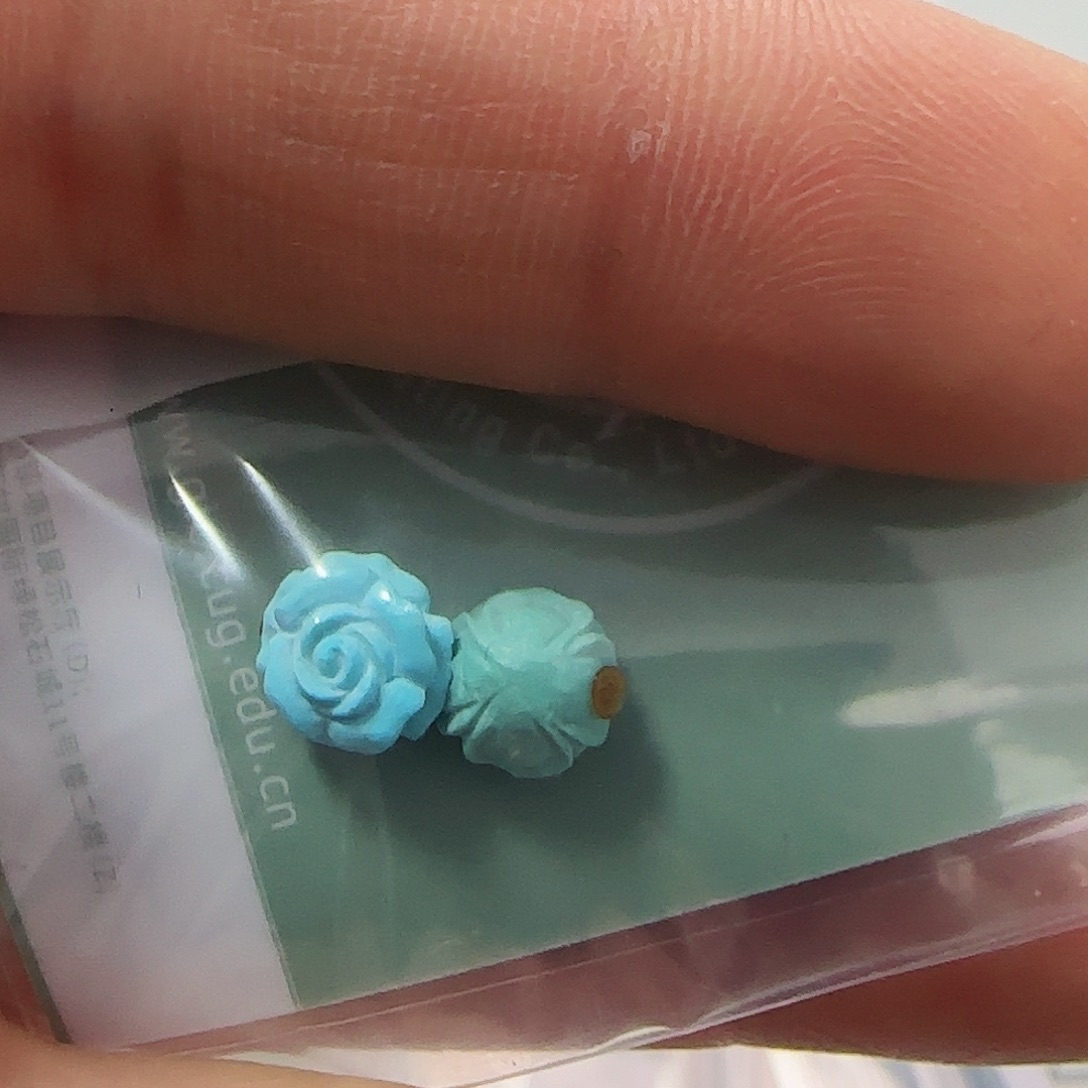 绿松石珠宝半成品未镶嵌