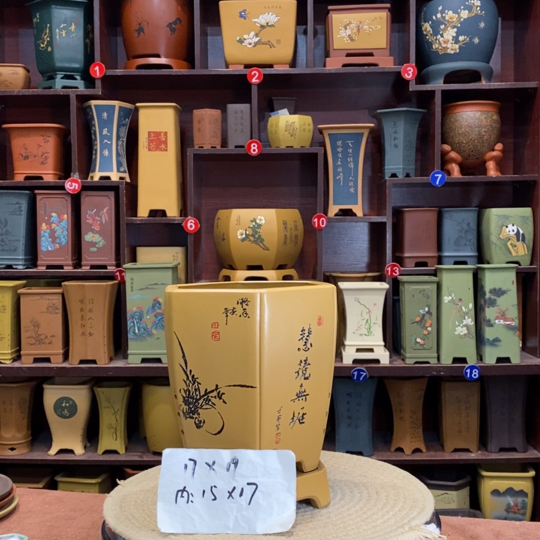 紫砂花盆紫砂艺术