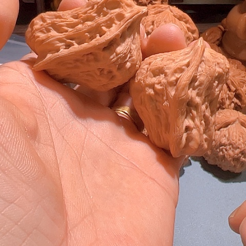 文玩核桃把件公子帽33鸟