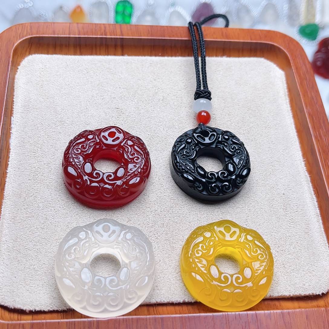 玛瑙/玉髓颈饰未镶嵌多样性发货 拍一发一