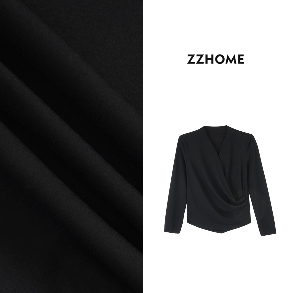 ZOZO HOME | 非常规基础悬垂水滴收腰设计显瘦修身上衣q173335p