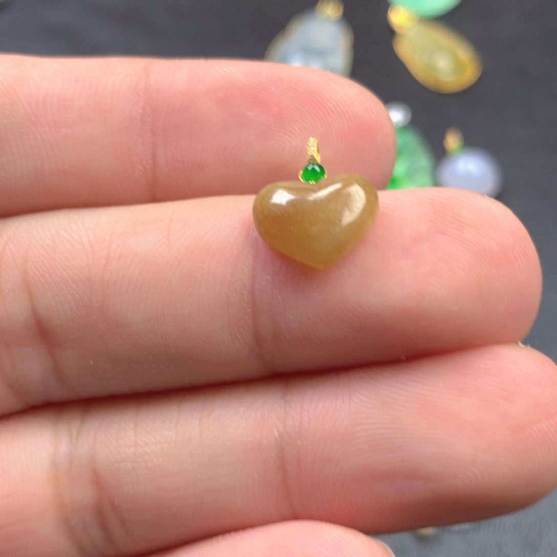 【闪购商品】颈饰18K金镶嵌翡翠翡翠