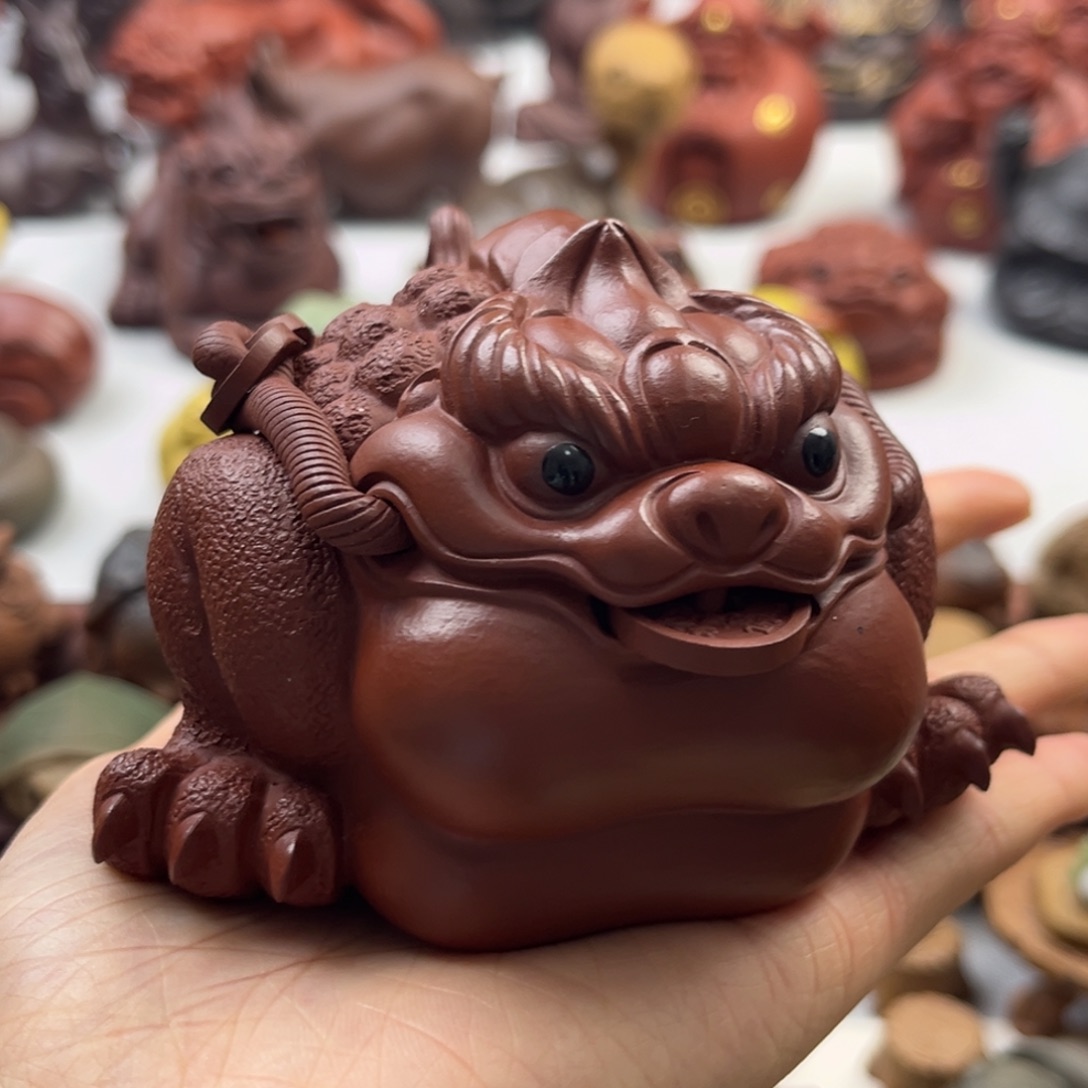 紫砂茶宠木*李紫砂茶宠