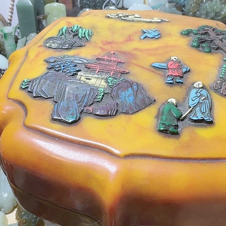 㘠***和田玉（黄玉）未镶嵌颈饰