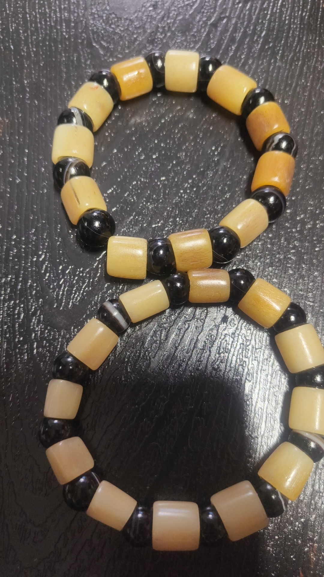 钛钢珐琅手镯 黄色民族风白色男女通用经典复古Y3K法式国风