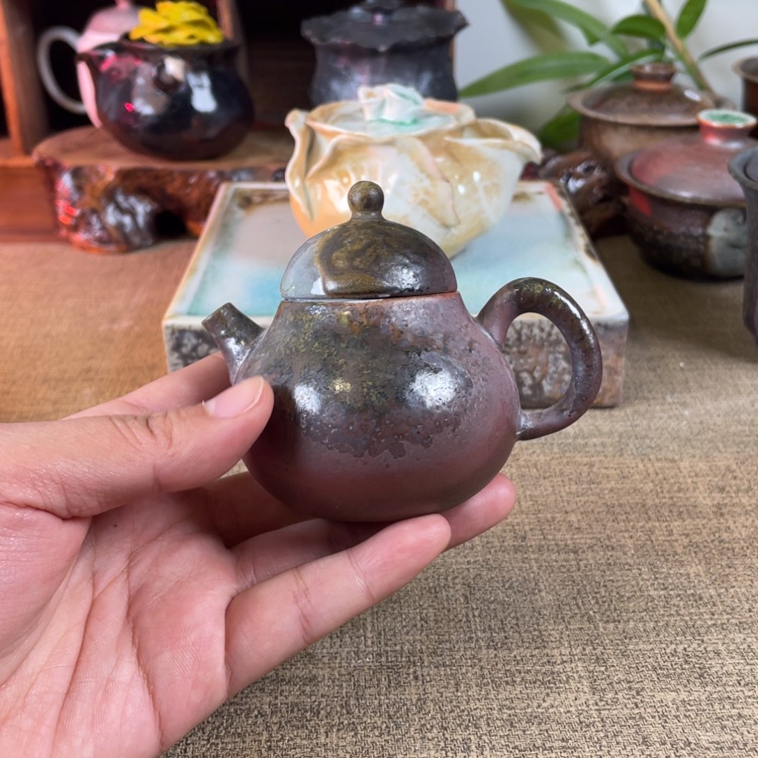 梨壶。  柴烧。容量100