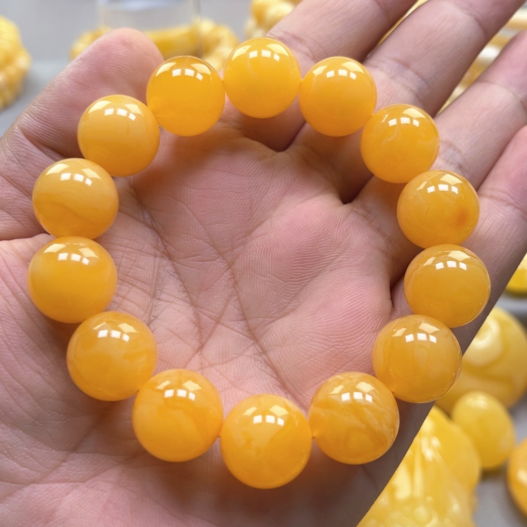 琥珀手链未镶嵌裕****厂手串