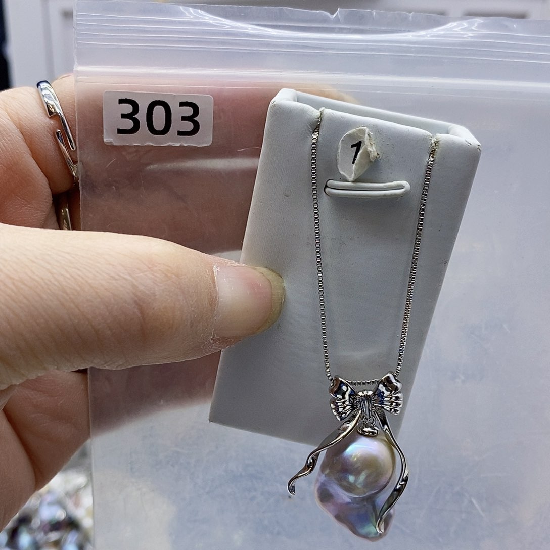 颈饰合金淡水珍珠