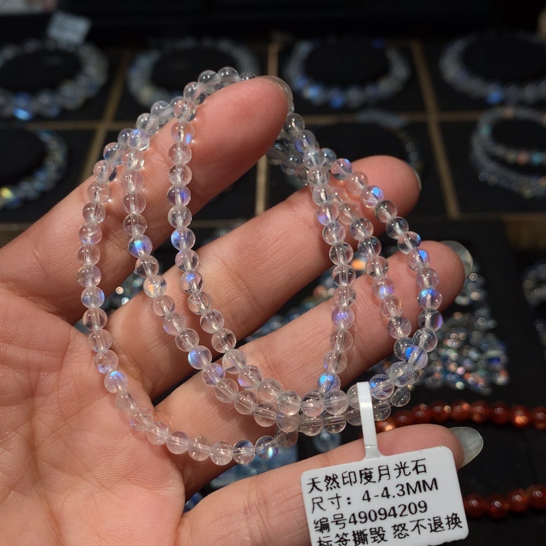 月光石手链4未镶嵌