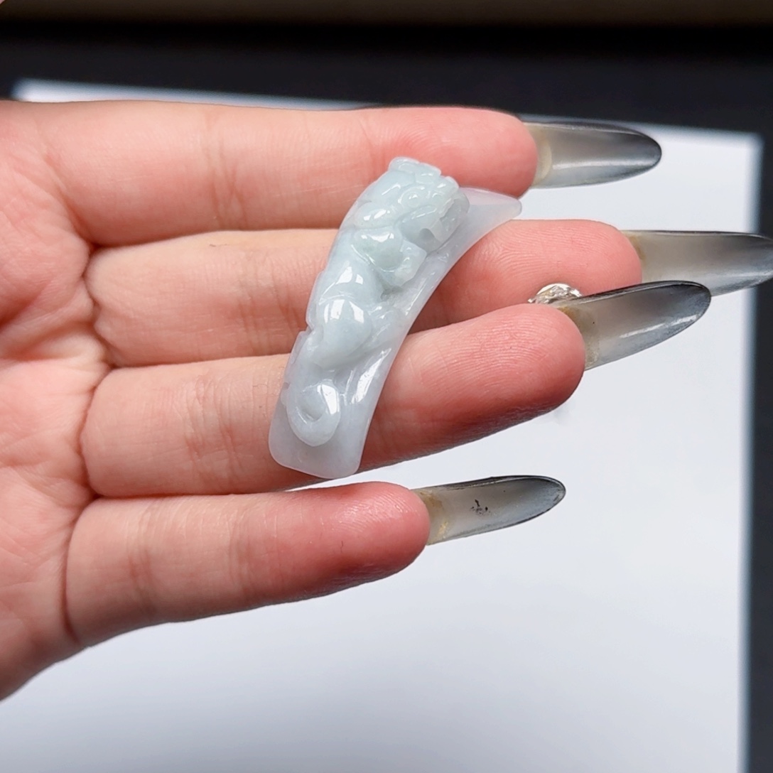 翡翠未镶嵌挂件翡翠