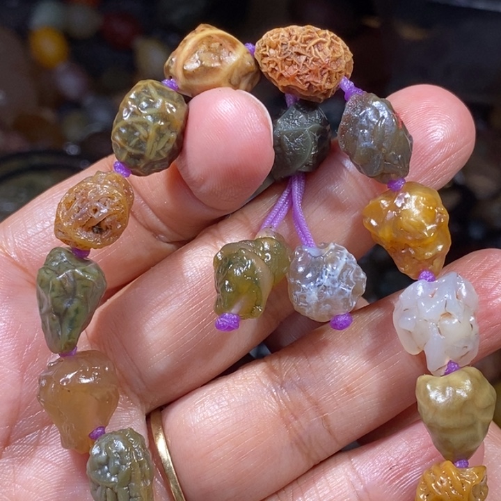 玛瑙/玉髓珠宝半成品未镶嵌