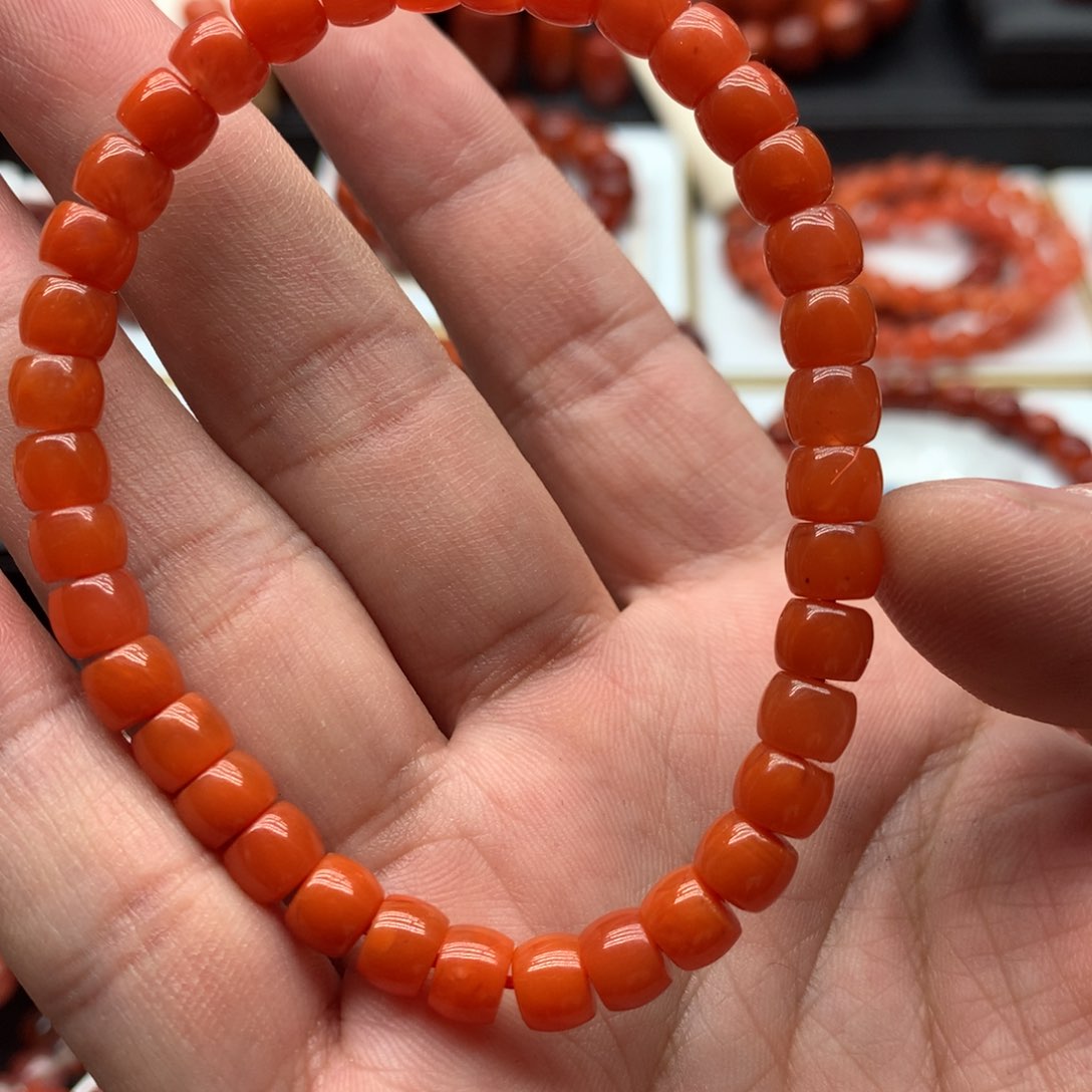 南红玛瑙手链，多样性发货一个未镶嵌