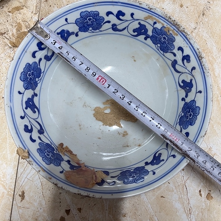 陶摆件23*7厘米芙蓉花碗