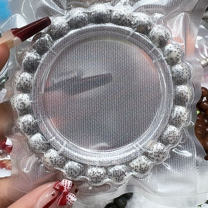 星月菩提手串67传说月留白灰星月菩提10桶单圈