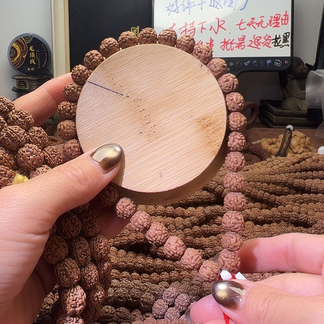 刁***二手串金刚菩提刁德二福利蛤蟆背手持10MM