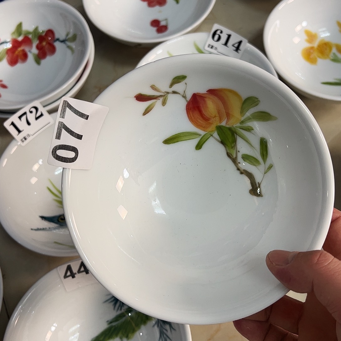 瓷片景德镇陶瓷手工手绘制作