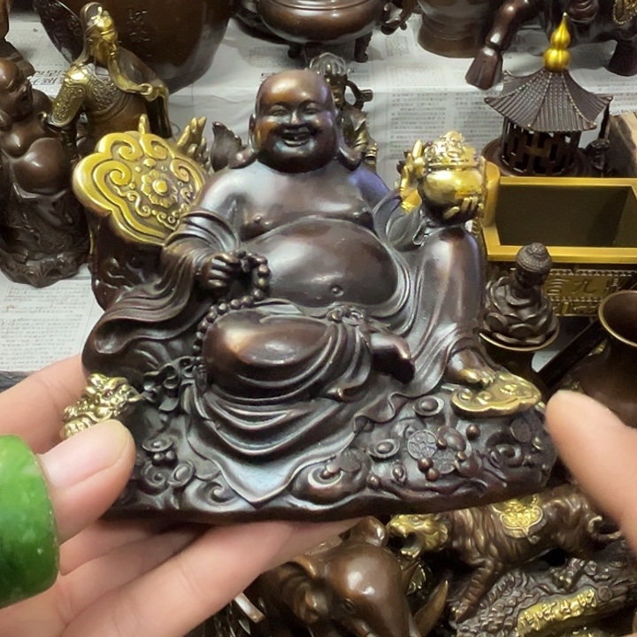 顺顺利利，铜器摆件