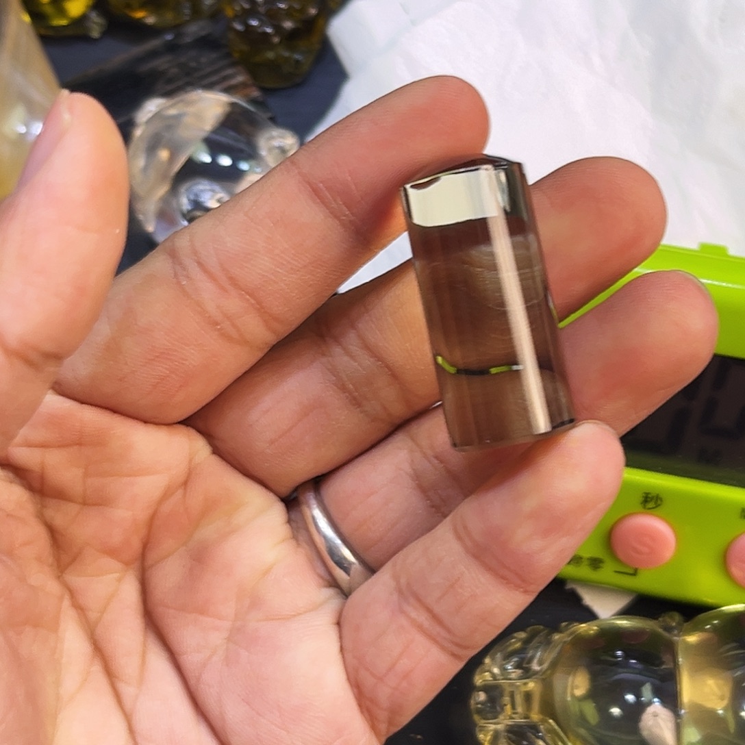 知***足未镶嵌颈饰水晶黄水晶印章