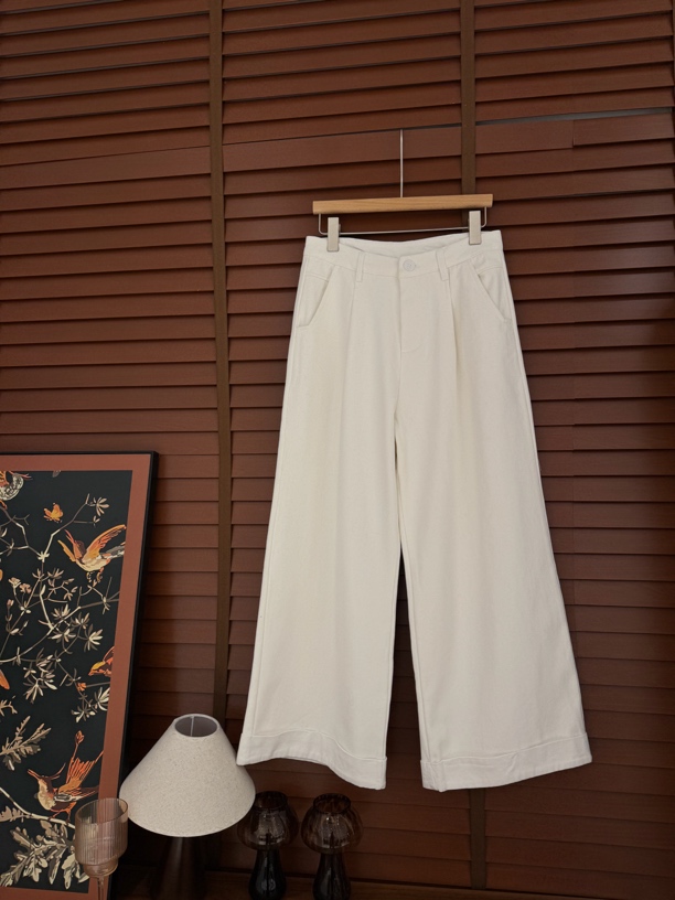 6037新宠儿女装新品韩版直筒裤