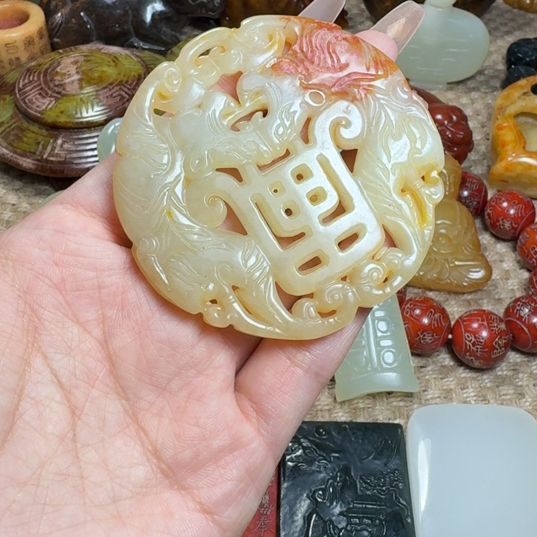吊坠白玉菩提挂件