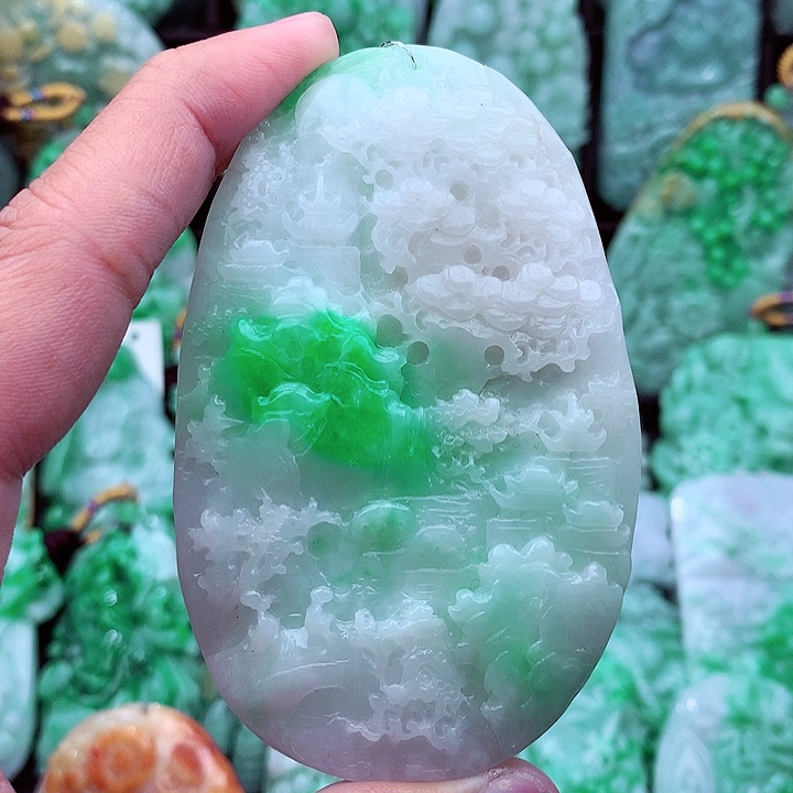 翡翠吊坠(不含链)未镶嵌