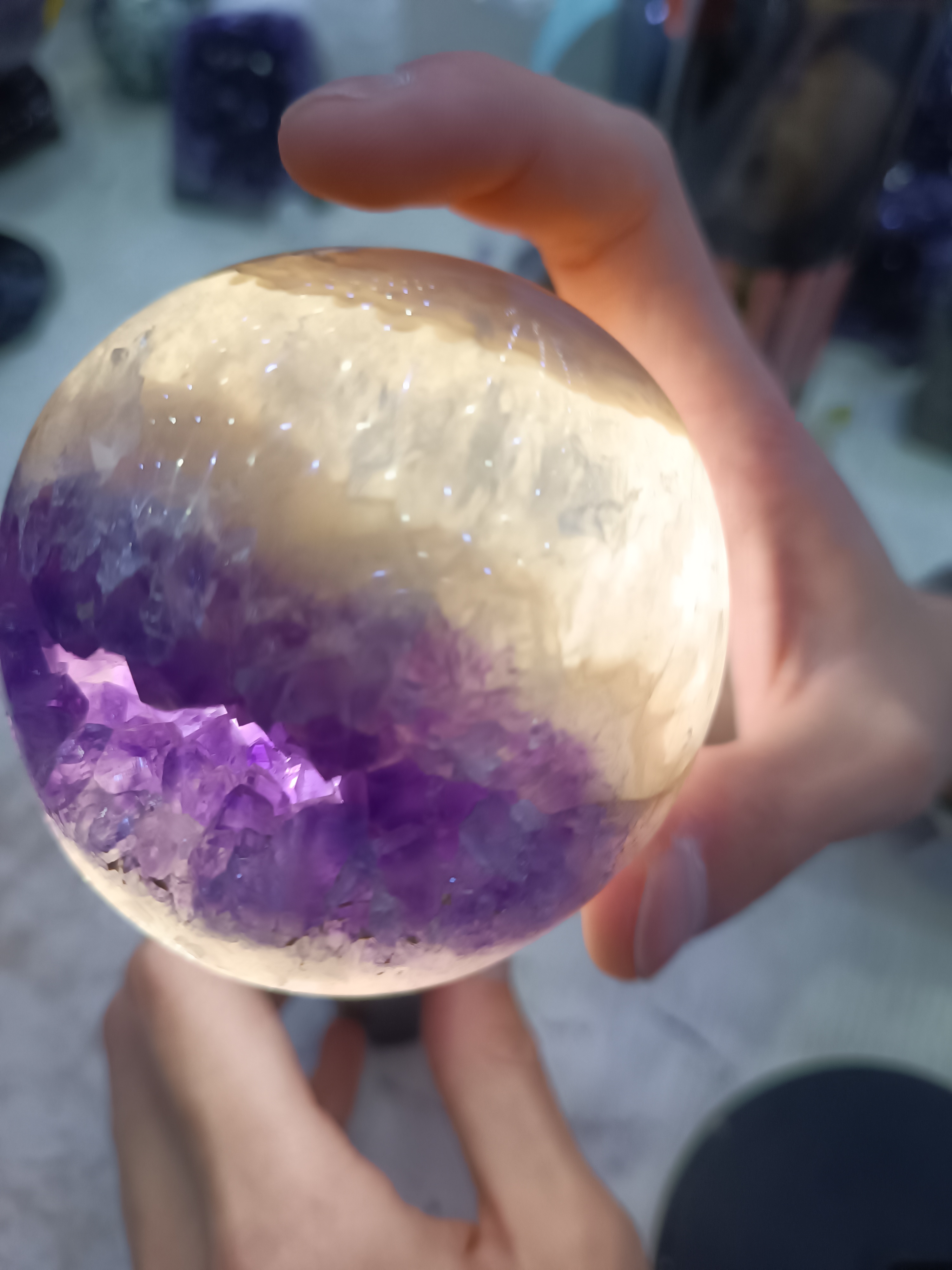 巴西乌拉圭紫水晶摆件