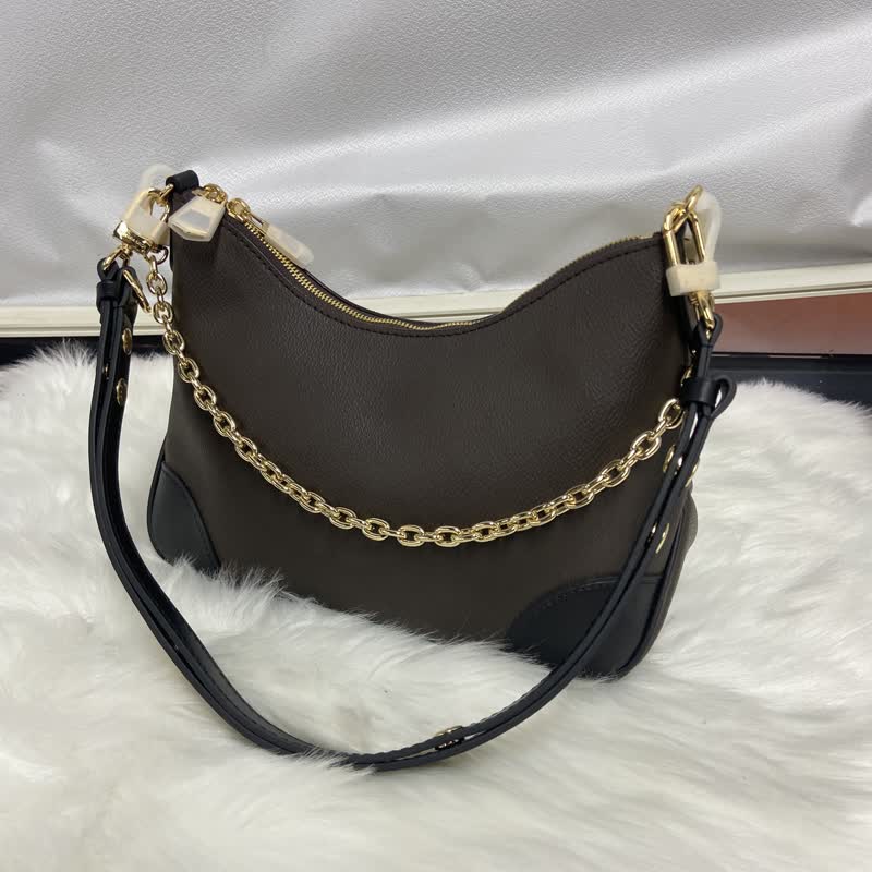 大麦定制单肩包（DM1152芯片版老花黑）