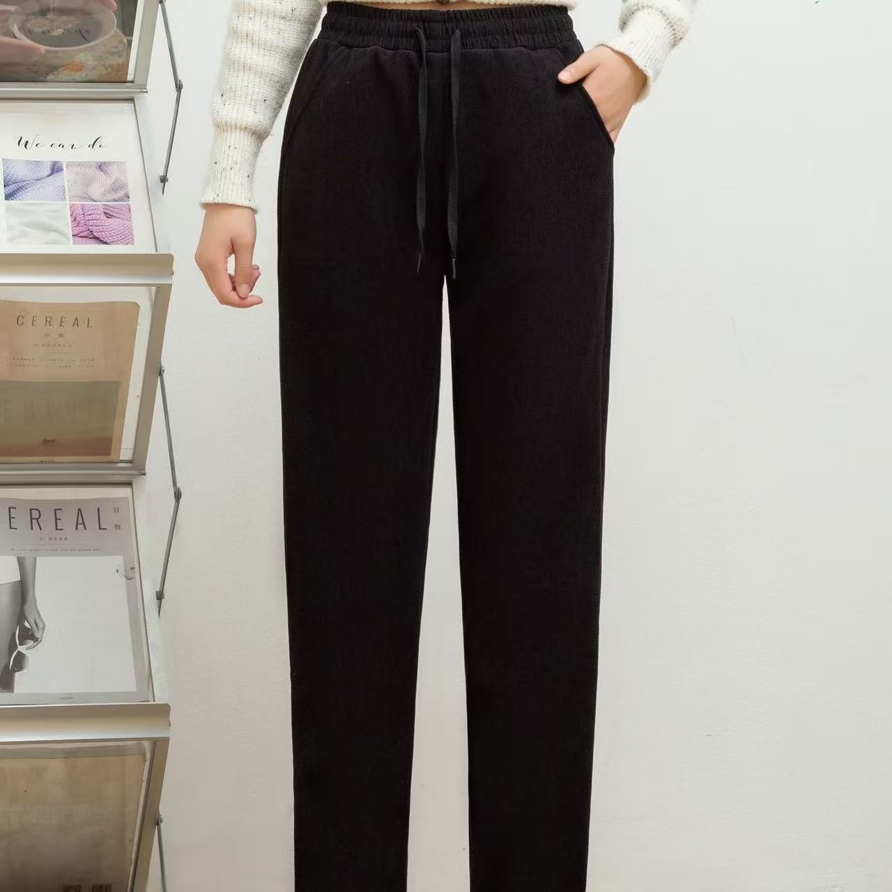 【精品】新款精品女裤时尚版型长款气质