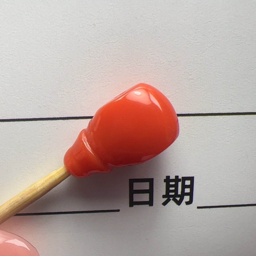 南红玛瑙三通6mm满色肉未镶嵌