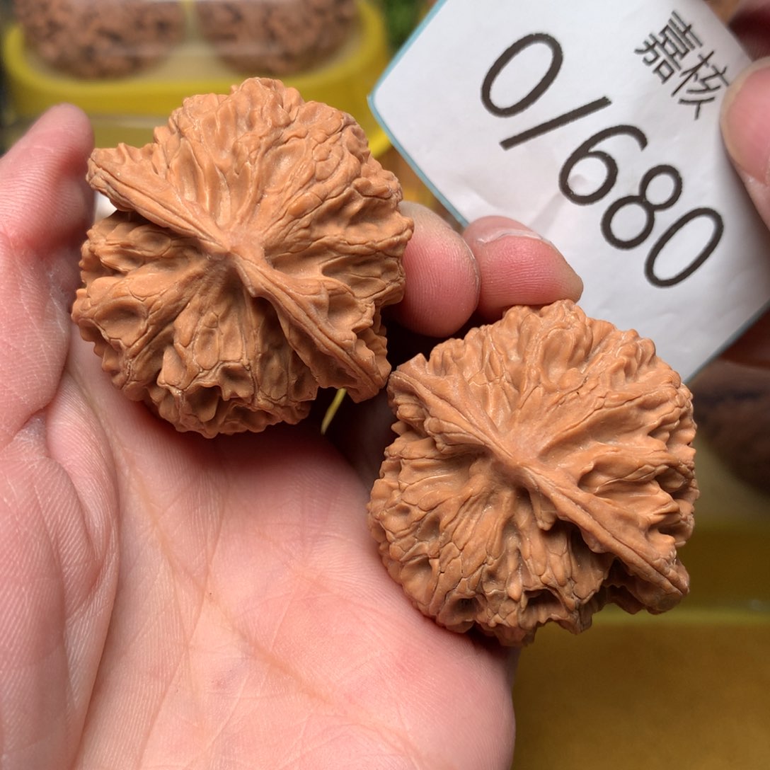 文玩核桃把件肉球苹果41