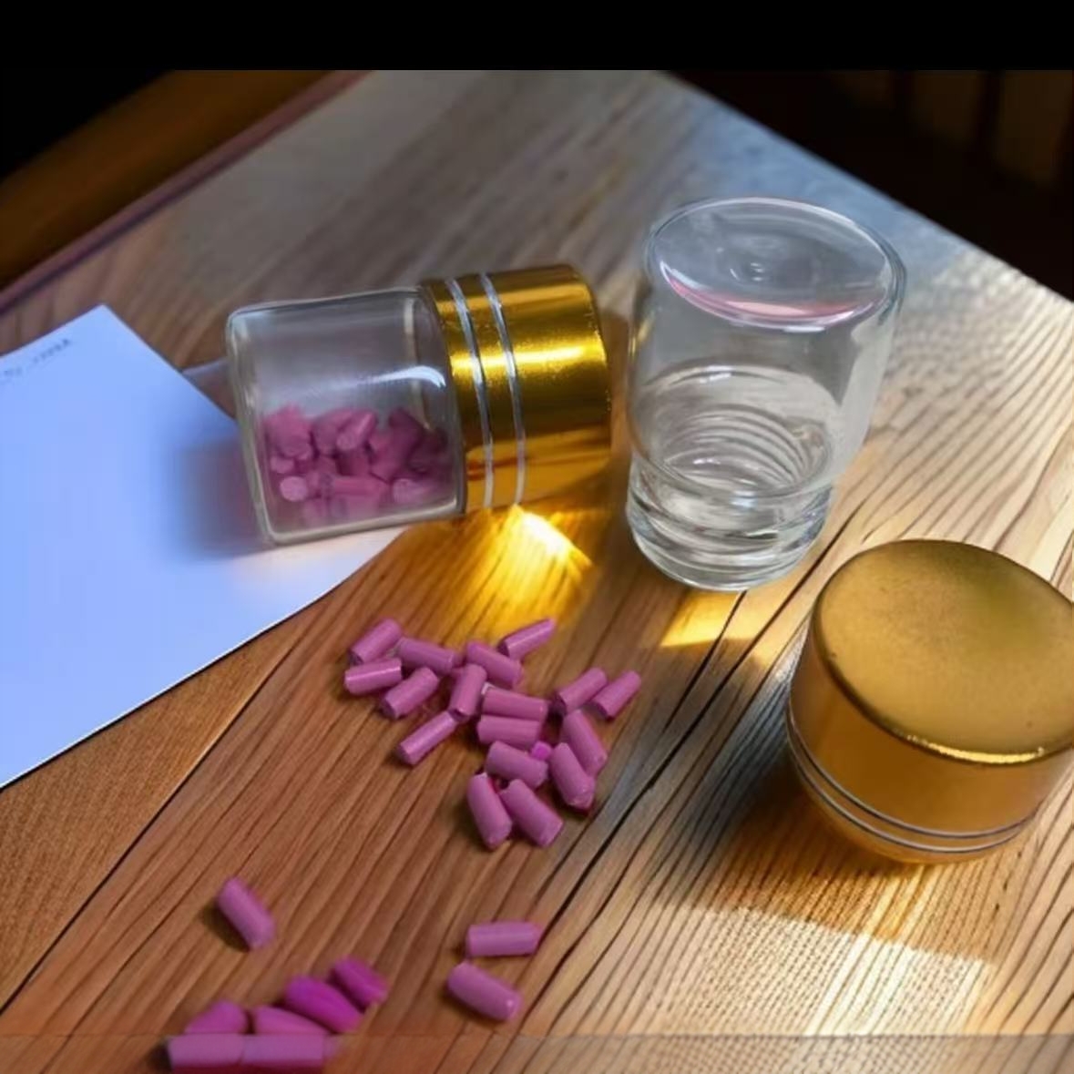 打火机通用火石紫色2.3*5MM精装 软火石30粒