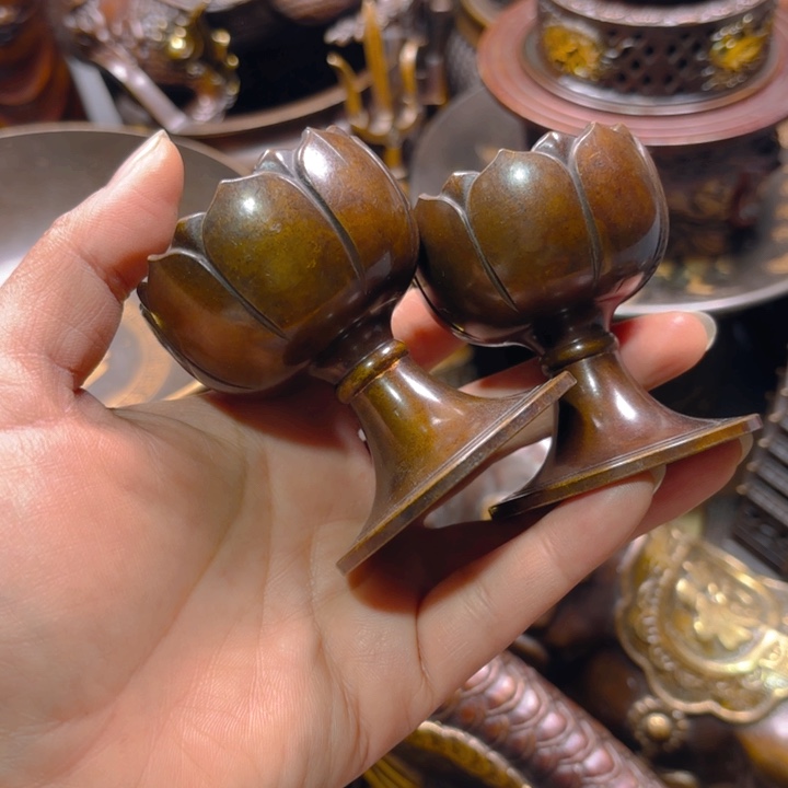 铜器摆件收收藏藏