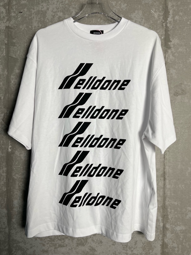 未使用 maje 全新未使用/M*1/Welldone弹幕logo印花短袖/08619