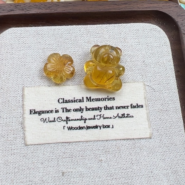 琥珀裸石未镶嵌蜜蜡