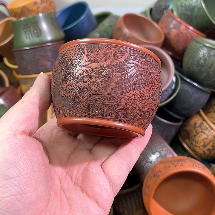 茶杯紫砂全手工紫砂主人杯