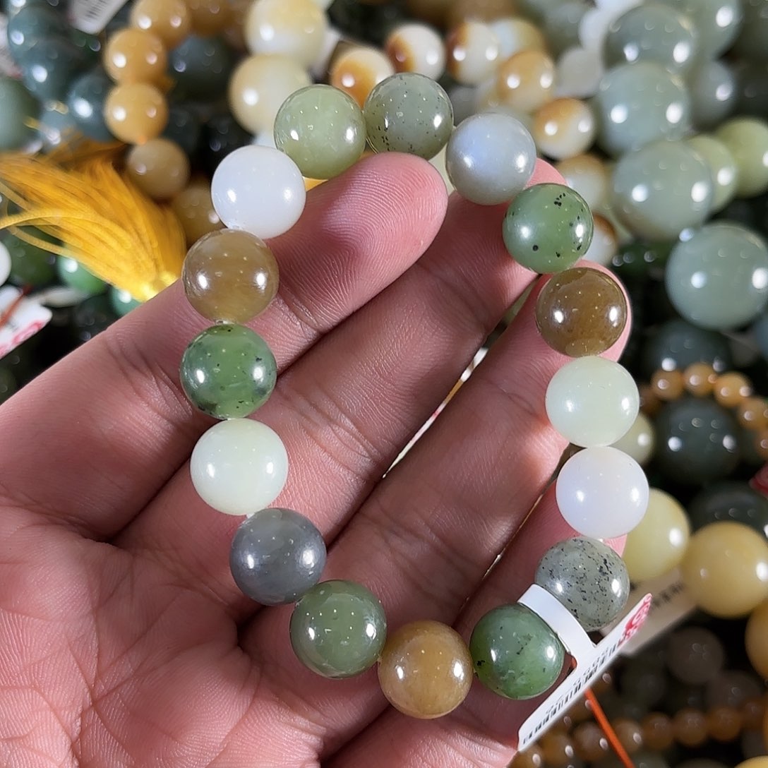 和田玉手链未镶嵌W314