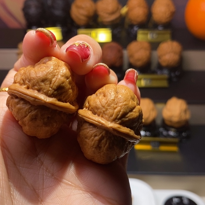 文玩核桃把件貔貅蟾34尺