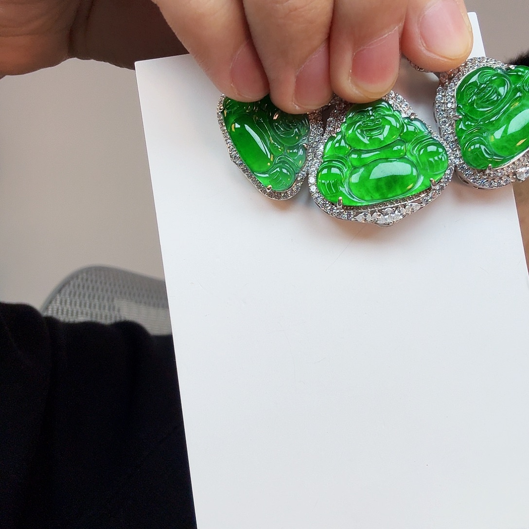 翡翠未镶嵌颈饰多样性发货只发一件