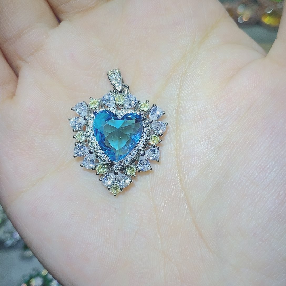 【闪购商品】托帕石耳饰银S925镶嵌