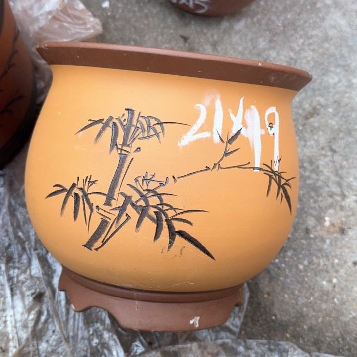 紫砂花盆特价清仓