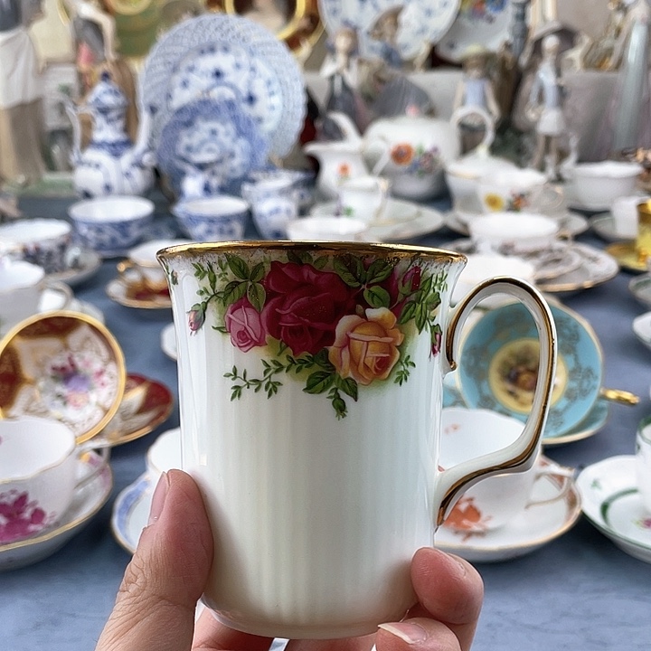 海外中古欧瓷咖啡杯